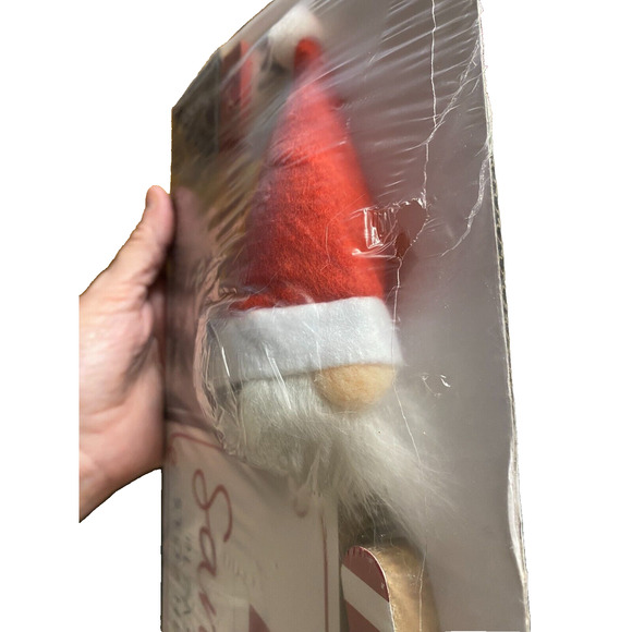 Holiday Time, 5 Piece Tier Tray Set, Santa Stop Here, Christmas Decor, NWT - Picture 4 of 5